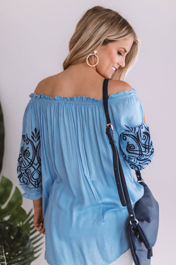 Brunch On The Weekend Embroidered Tunic • Impressions Online Boutique ...