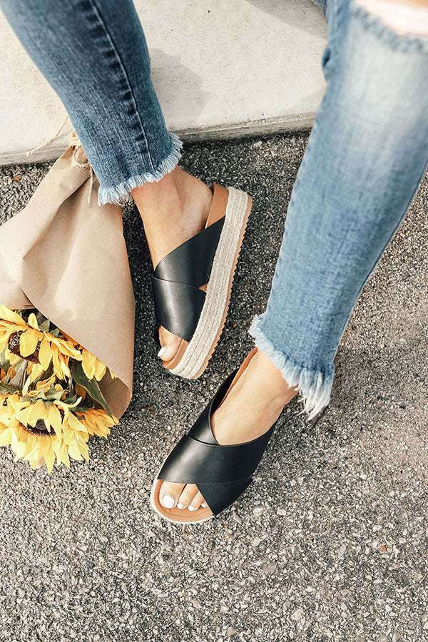The Becca Espadrille in Black • Impressions Online Boutique