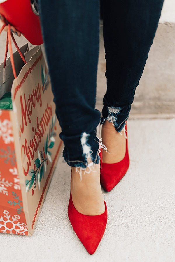 The Genevieve Heel in Red