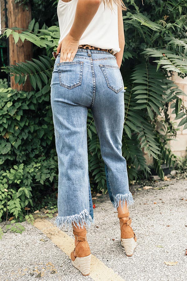 The Shiloh High Waist Frayed Jeans • Impressions Online Boutique