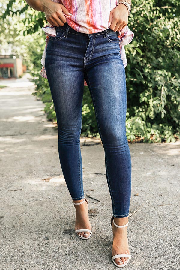 The Melody Mid Rise Ankle Skinny • Impressions Online Boutique