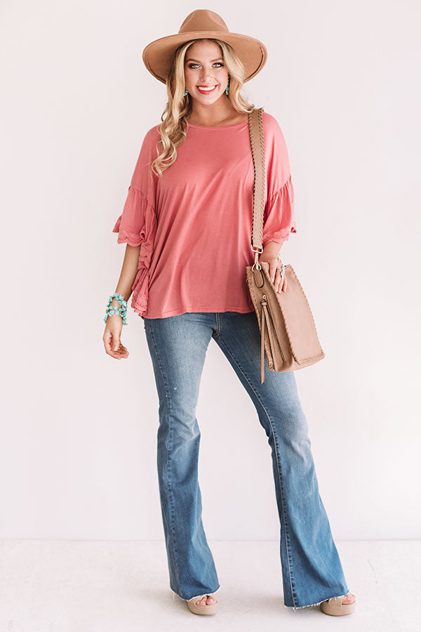 Coast To Coast Shift Top in Light Raspberry • Impressions Online Boutique