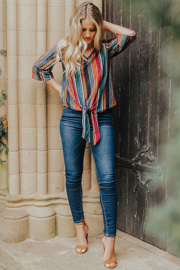 Harvest Moon Stripe Top • Impressions Online Boutique