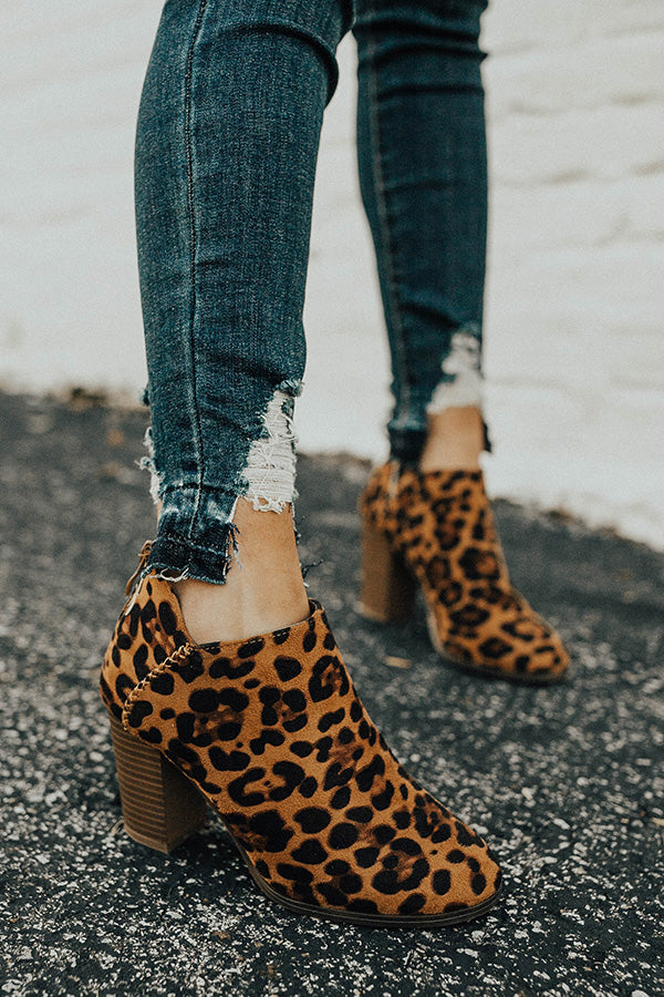 leopard booties boutique