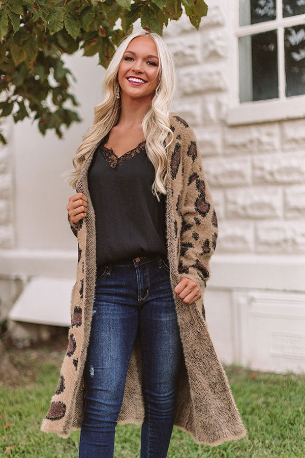 Drive Me Wild Leopard Cardigan • Impressions Online Boutique