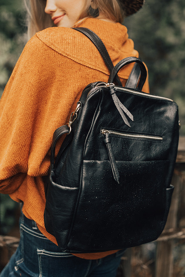 Tahoe Bound Backpack in Black • Impressions Online Boutique