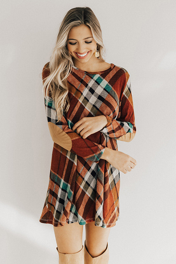 plaid sweater dresses