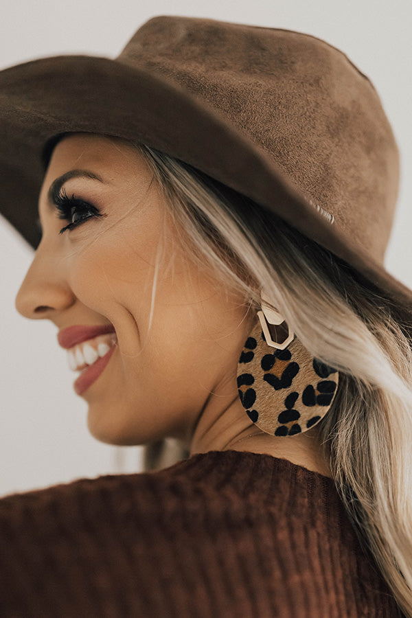 Toast To Life Leopard Earrings