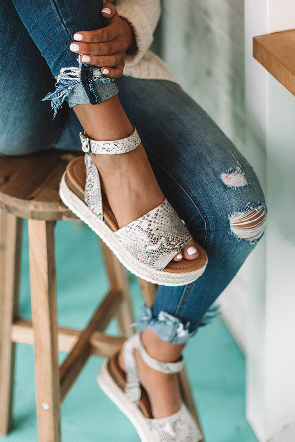 the brighton espadrille in taupe