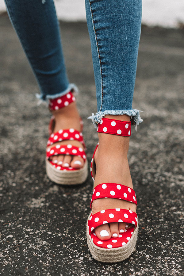 polka dot espadrilles