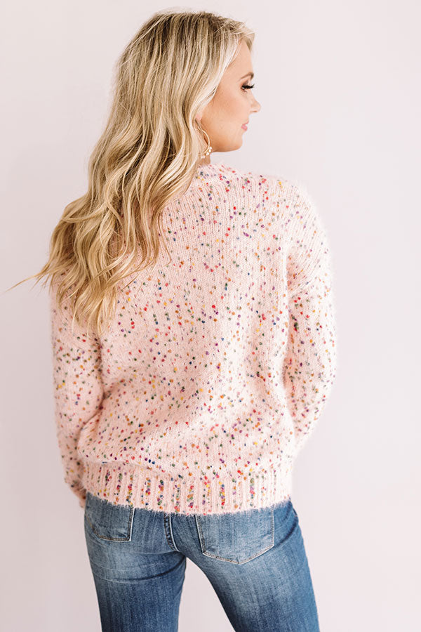 Jetty Punch Knit Sweater In Pink • Impressions Online Boutique