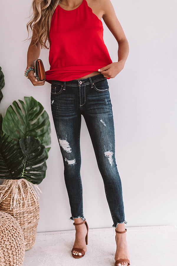 The Campbell Distressed Ankle Skinny