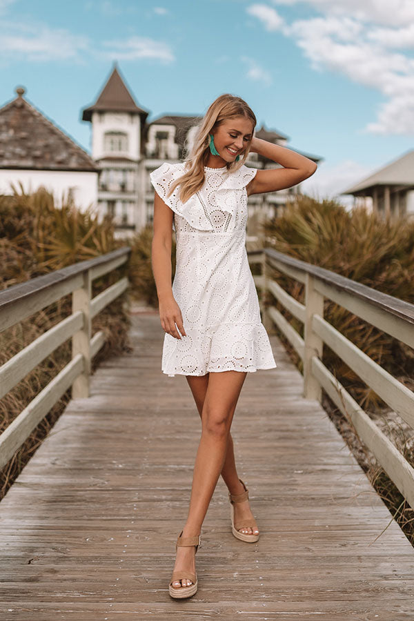 Sophisticated Sweetheart Eyelet Dress • Impressions Online Boutique