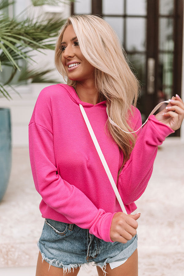 L.A Sunsets Hoodie in Hot Pink • Impressions Online Boutique