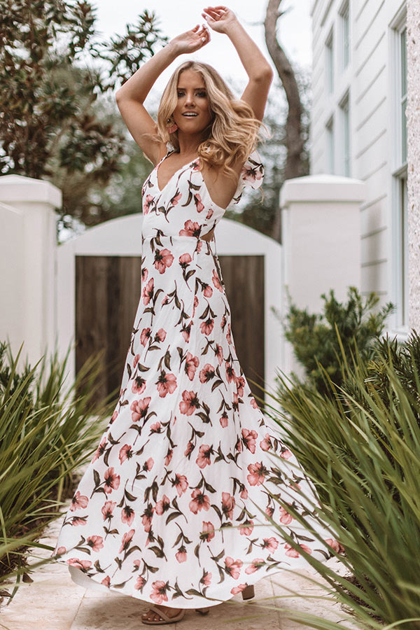 Faithfully Yours Floral Maxi • Impressions Online Boutique