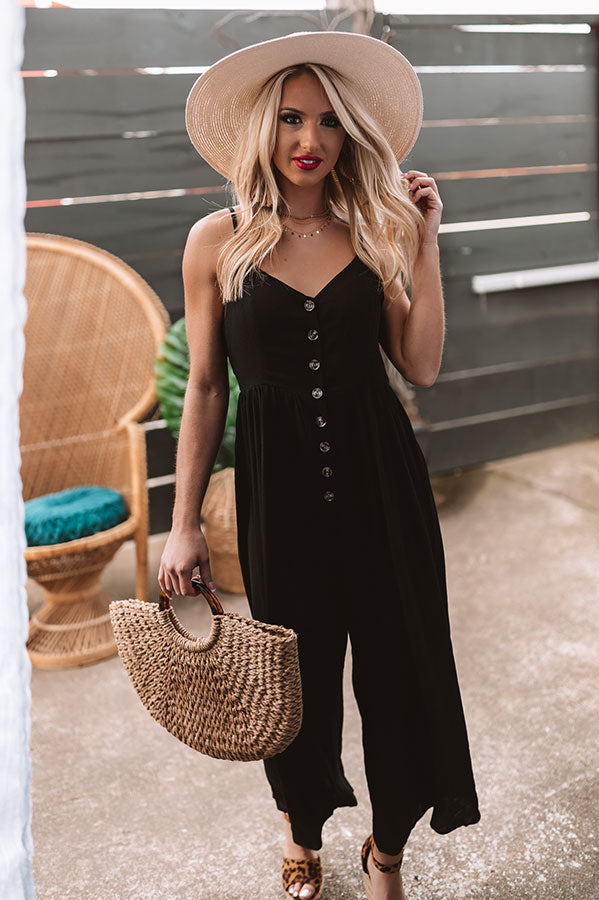 Styled For Paradise Jumpsuit In Black • Impressions Online Boutique