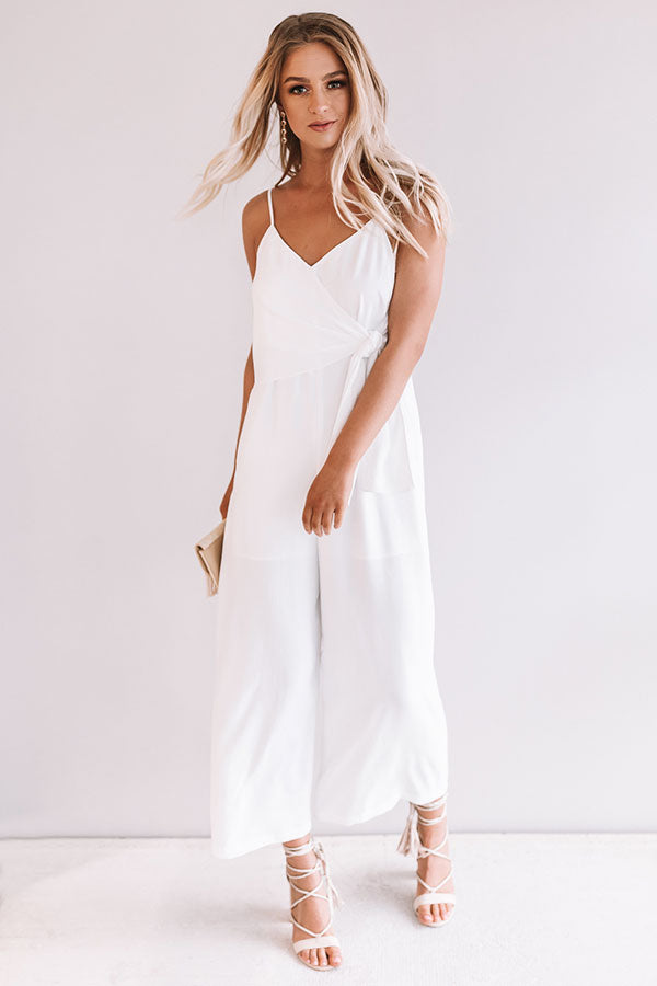 Rooftops and Romance Jumpsuit in White • Impressions Online Boutique