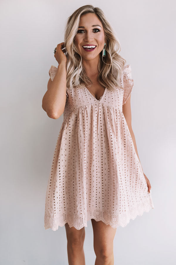 Sway Into Style Eyelet Romper in Natural • Impressions Online Boutique