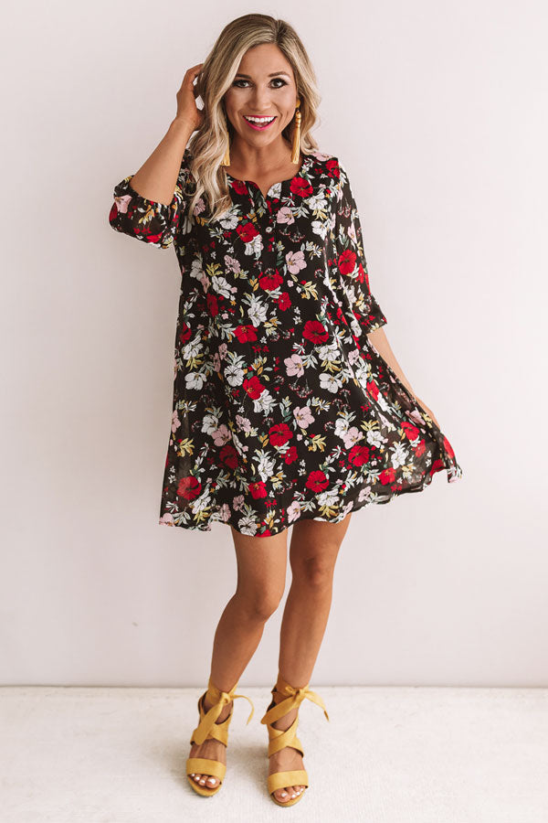 Botanical Beauty Tunic Dress • Impressions Online Boutique