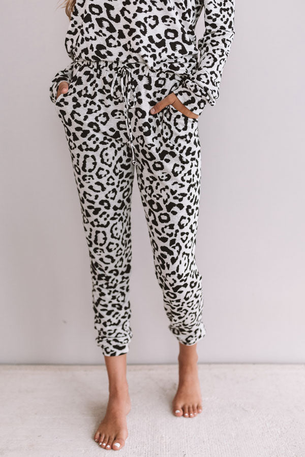 Simply Adored Leopard Joggers • Impressions Online Boutique