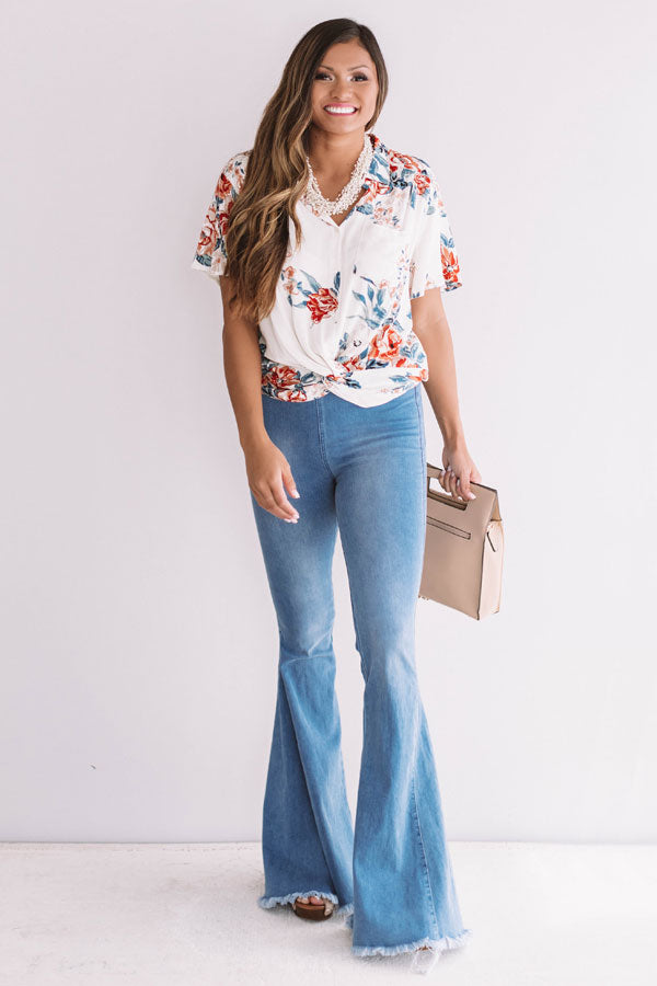 Riviera Romance Floral Top • Impressions Online Boutique