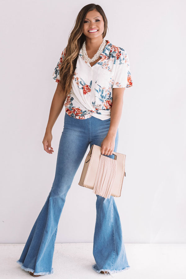 Riviera Romance Floral Top • Impressions Online Boutique