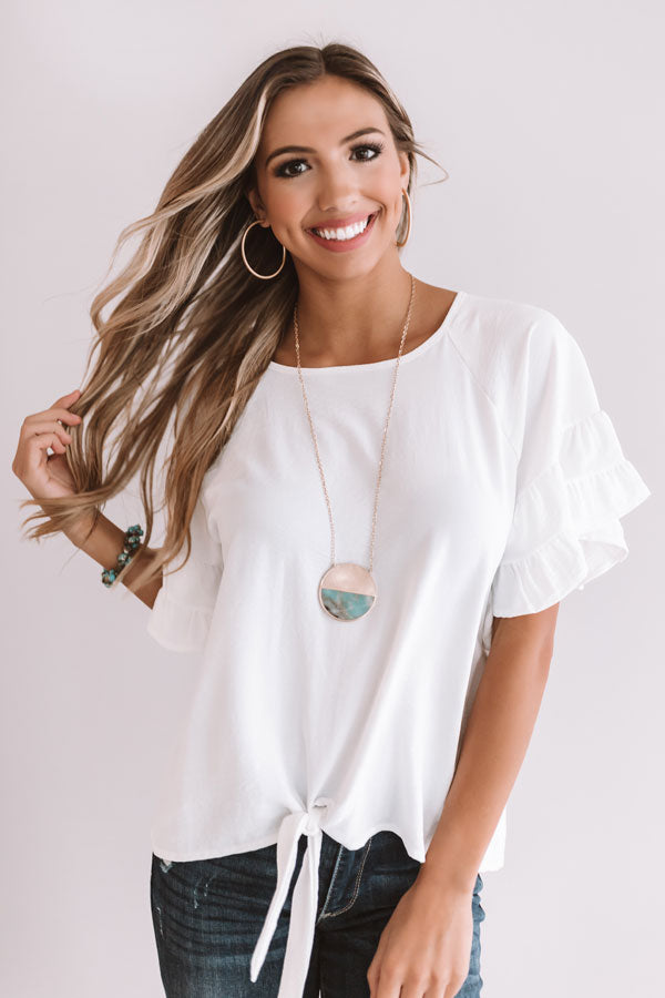 Uptown Night Out Shift Top In White • Impressions Online Boutique