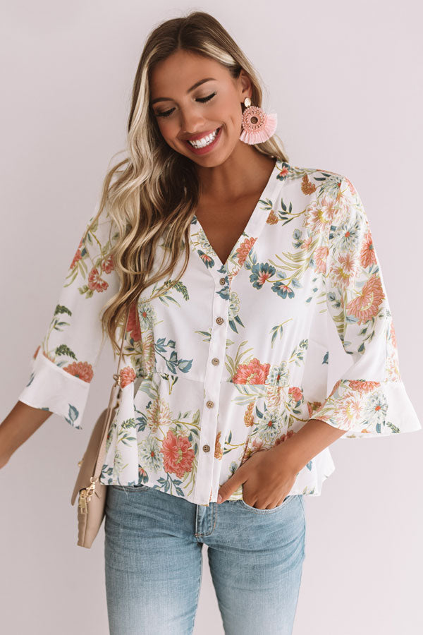Flowers And Flirting Top • Impressions Online Boutique