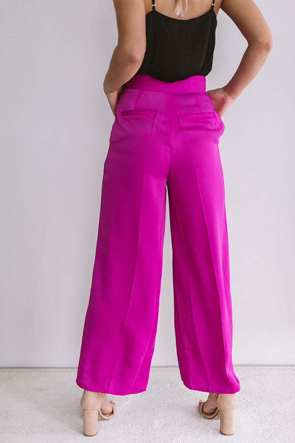 Fabulous In Fiji Trousers In Fuchsia • Impressions Online Boutique