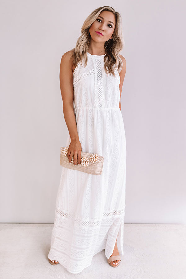 Catch Me In Catalina Lace Maxi • Impressions Online Boutique