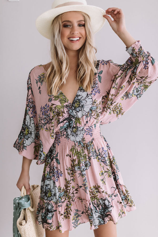 Frose And Friendship Floral Dress • Impressions Online Boutique