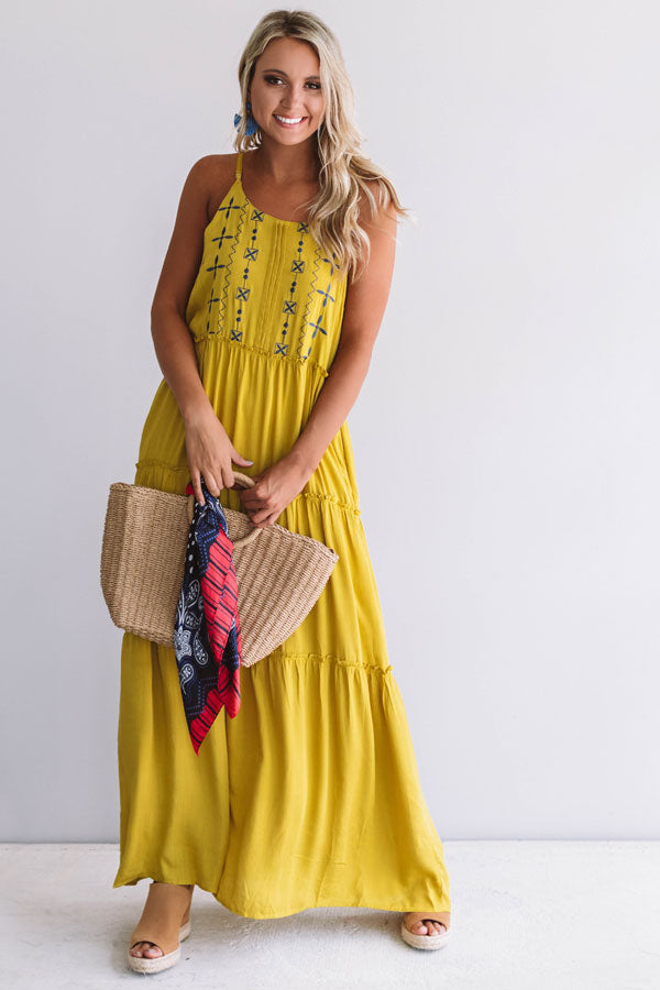 Sandbar Party Embroidered Maxi • Impressions Online Boutique