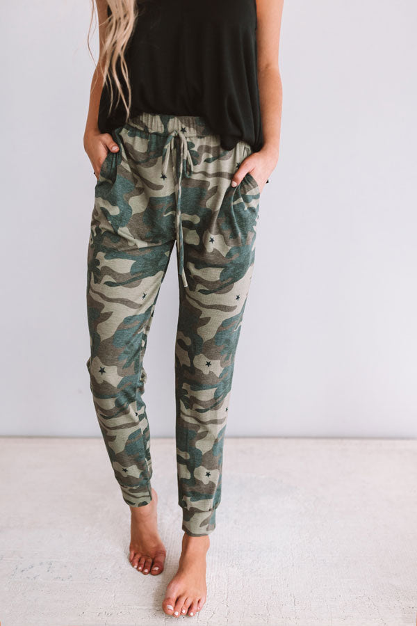 Under The Stars Camo Joggers • Impressions Online Boutique