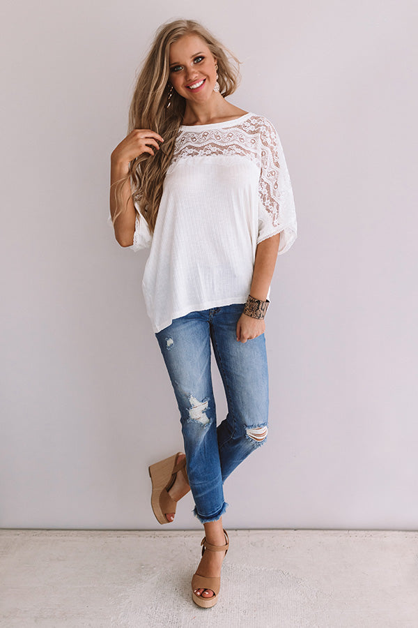 Chic Situation Lace Shift Top • Impressions Online Boutique
