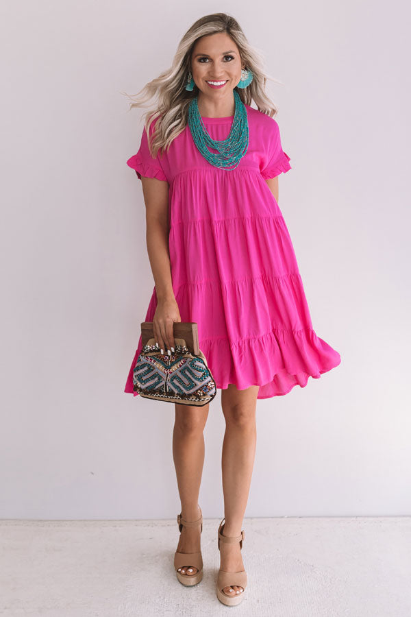 oasis spot chiffon dress