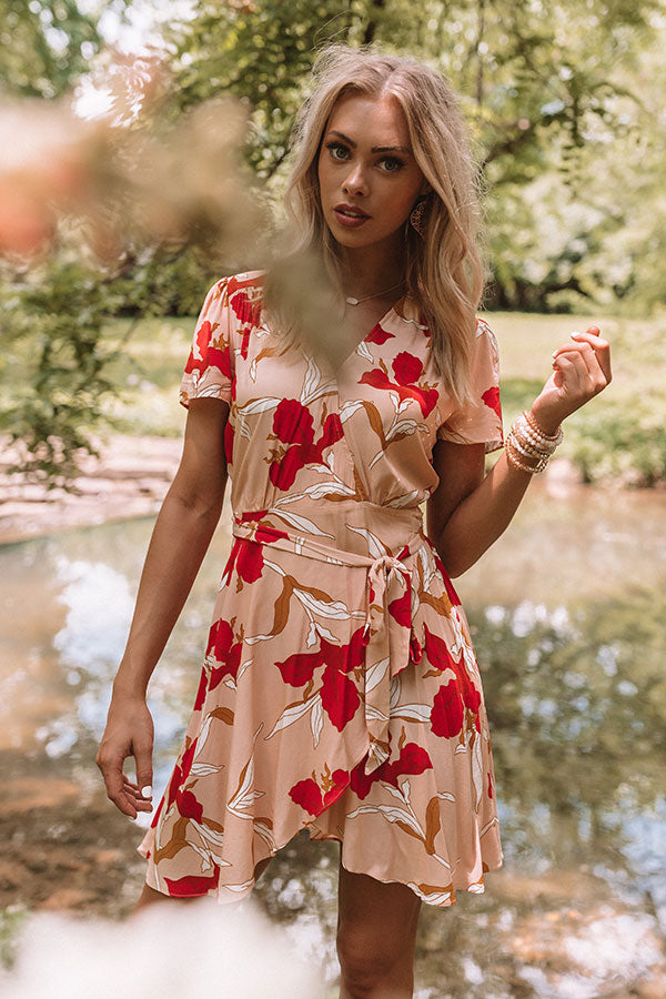 Wildflower Fields Wrap Dress • Impressions Online Boutique