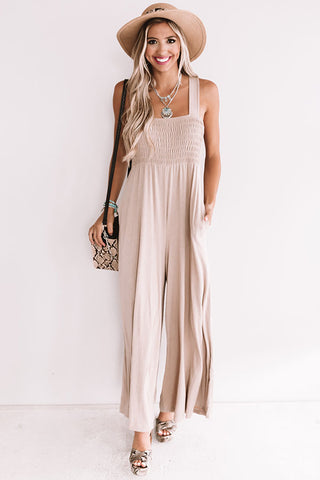 taupe jumpsuit outfit