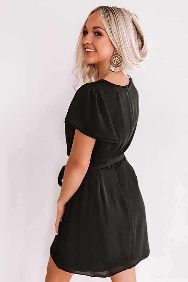 Venture To The Venue Dress In Black • Impressions Online Boutique