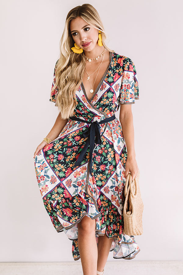 Patios And Prosecco Floral Dress • Impressions Online Boutique