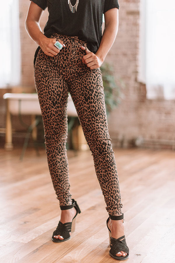 The Lottie High Waist Leopard Skinny • Impressions Online Boutique