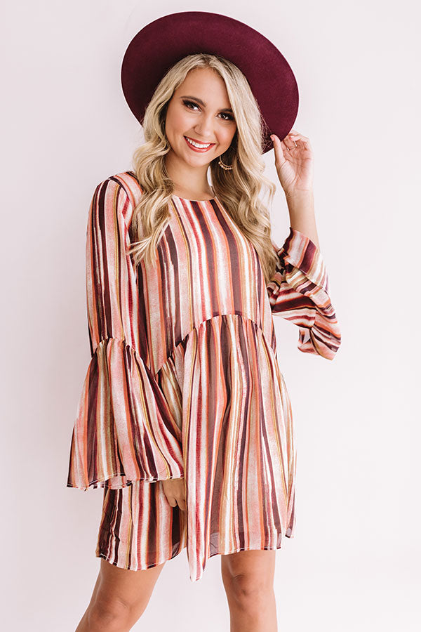 Some Kind Of Beautiful Stripe Babydoll Dress • Impressions Online Boutique