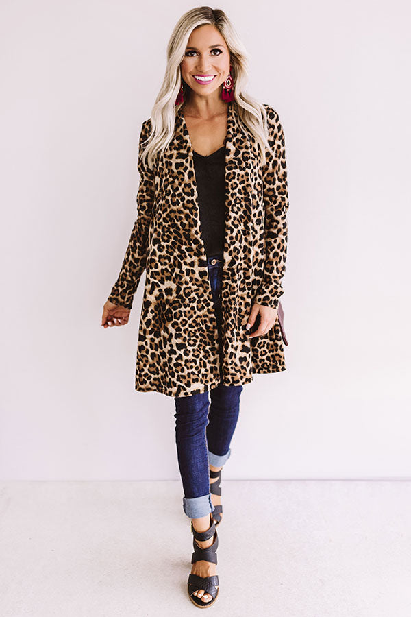 For The Love Of Leopard Cardigan • Impressions Online Boutique