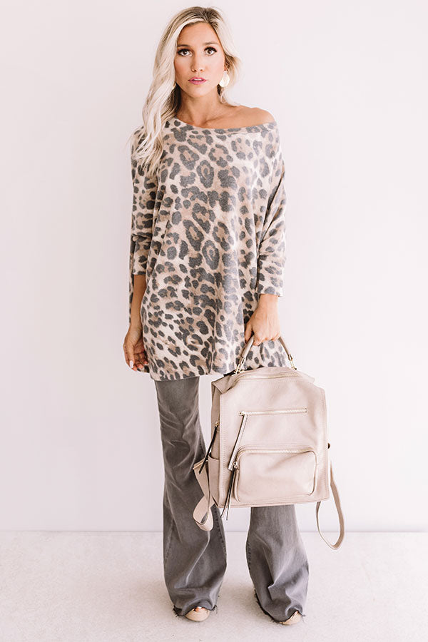 Stay Chill Leopard Shift Tunic • Impressions Online Boutique
