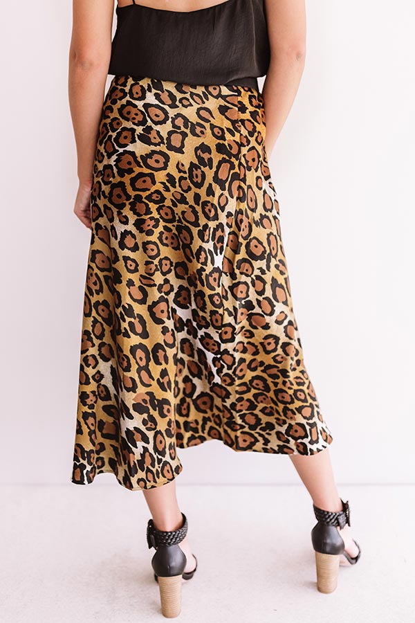 Vineyard Visit Leopard Skirt • Impressions Online Boutique