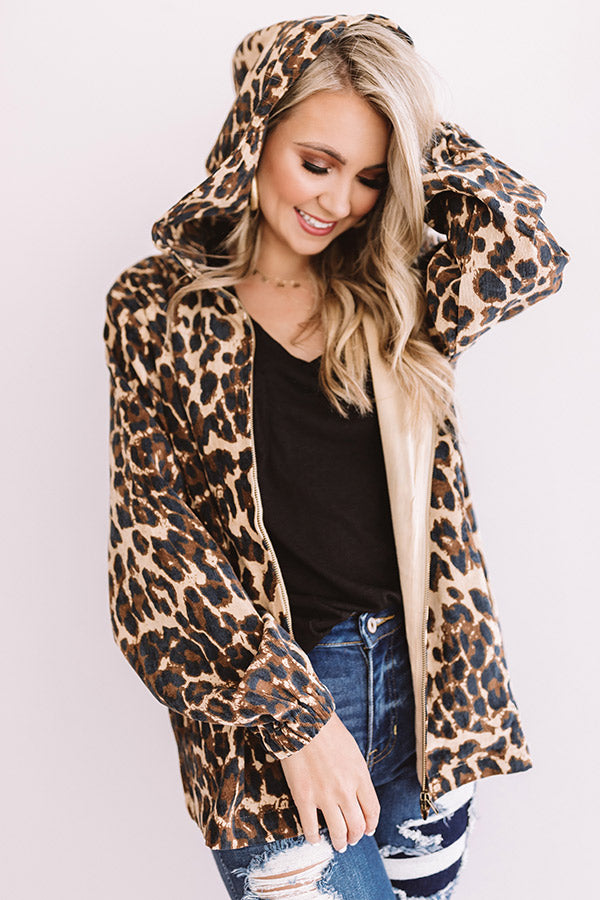 Crisp Weather Kisses Leopard Jacket • Impressions Online Boutique