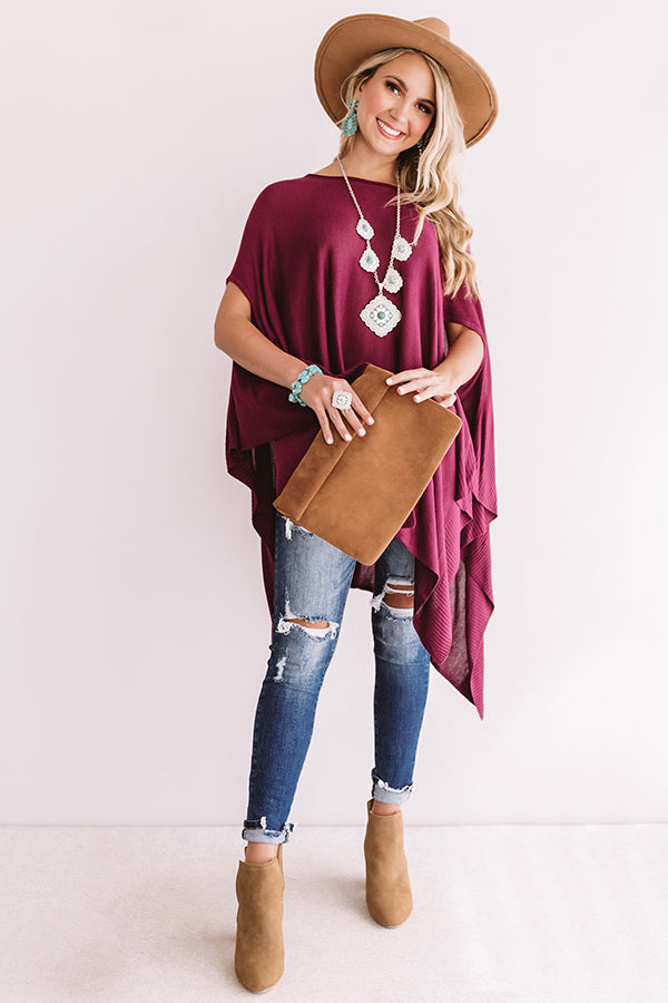 Dance Until Daylight Shift Tunic In Wine • Impressions Online Boutique