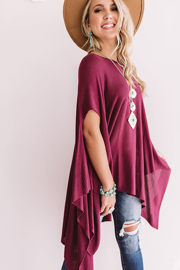 Dance Until Daylight Shift Tunic In Wine • Impressions Online Boutique