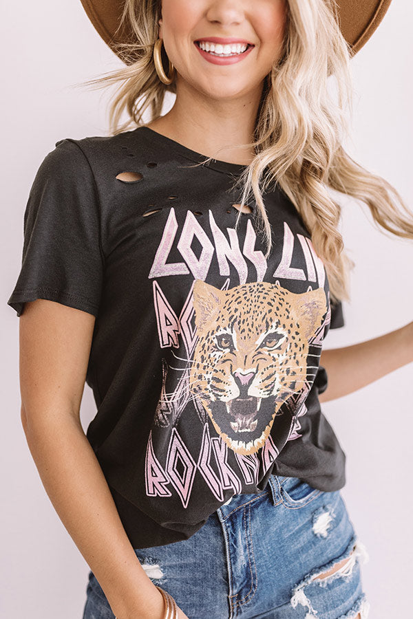 rock and roll tiger tee