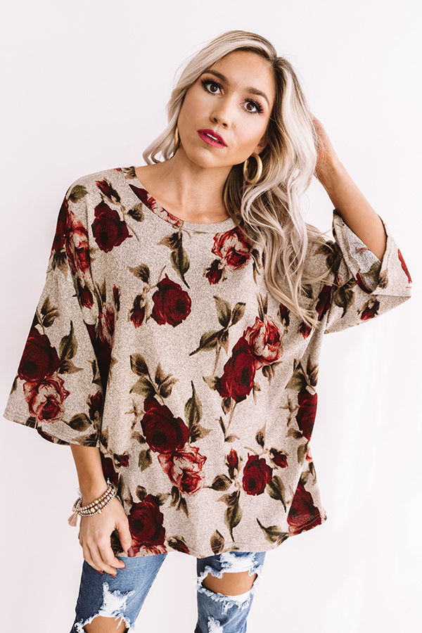 Oh So Gorgeous Floral Shift Top • Impressions Online Boutique