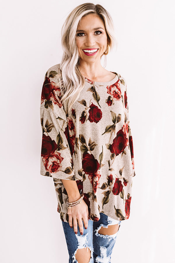 Oh So Gorgeous Floral Shift Top • Impressions Online Boutique